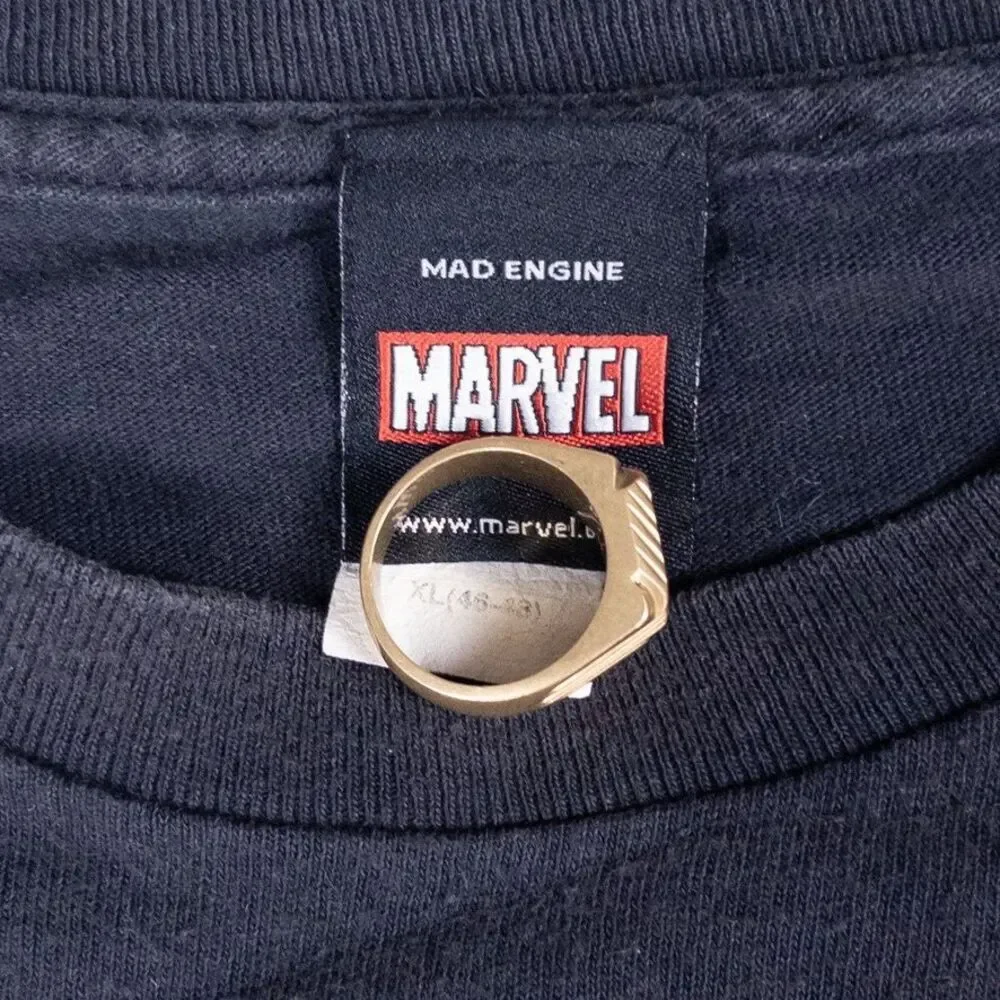 Marvel Punisher Shirt Mad Engine Superhero Black Graphic‎ Skull Tee Extra Large - Picture 2 of 5